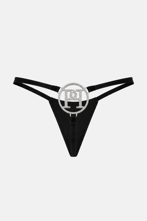 Rhinestone/Black/Silver
